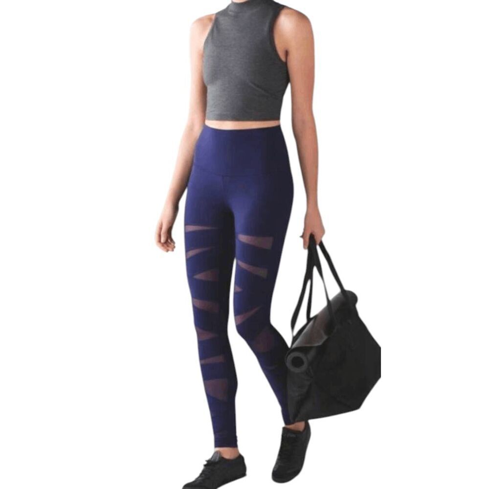 LULULEMON ATHLETICA Wunder Under Pant (Hi-Rise) (Tech Mesh) Size 6